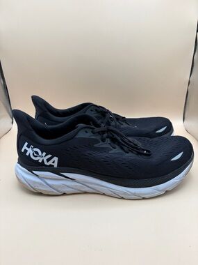 Hoka One One Black and White Road Running Shoes